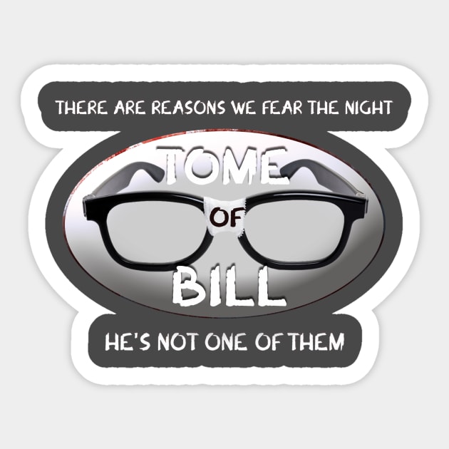 There Are Reasons We Fear The Night - NEO Sticker by Rick Gualtieri